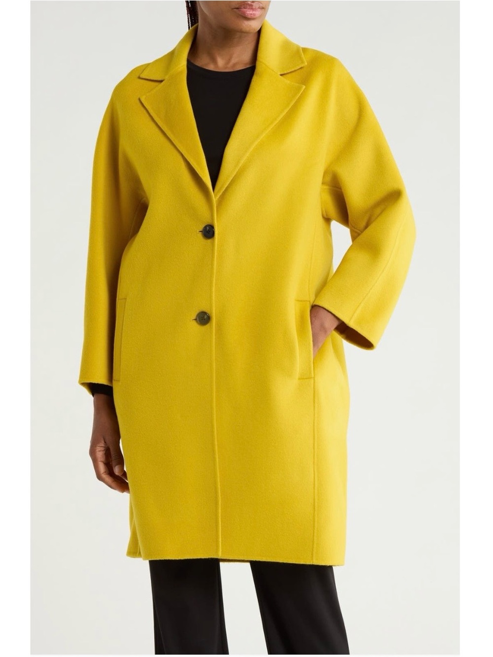 Diane von Furstenberg Diane Wool Coat in Pepperoncini Size M